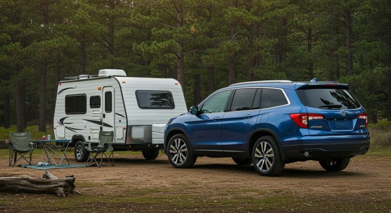 can a honda pilot pull a camper
