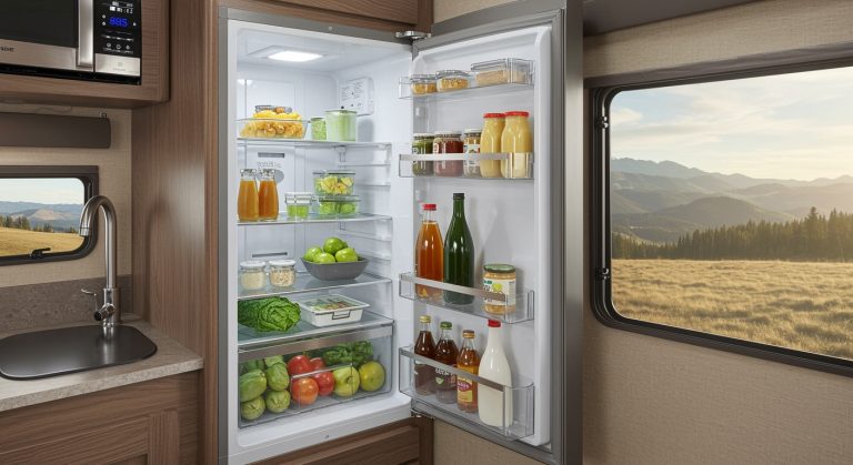 should i leave my rv refrigerator on all the time