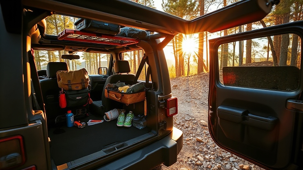 jeep organization and storage