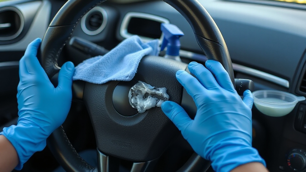 clean and remove sticky residue