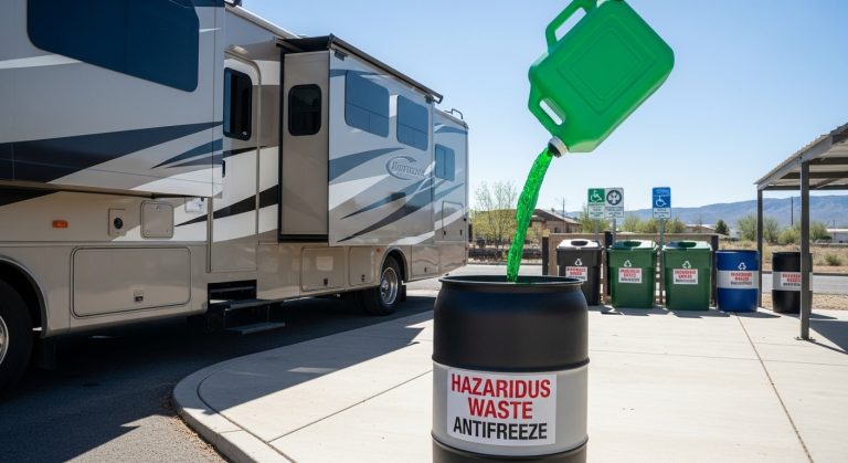 how to dispose of rv antifreeze