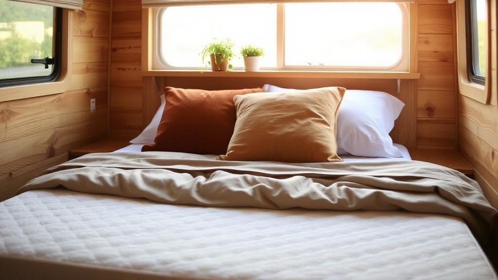 upgrade camper bedding comfort