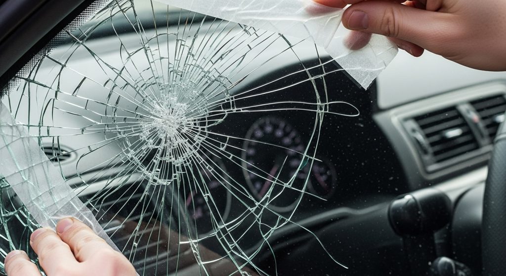 Preparing the car Window Area for Repair