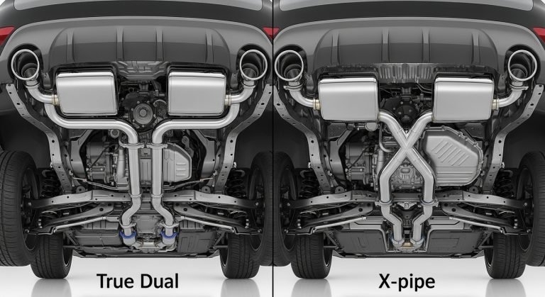 True Dual Vs X Pipe