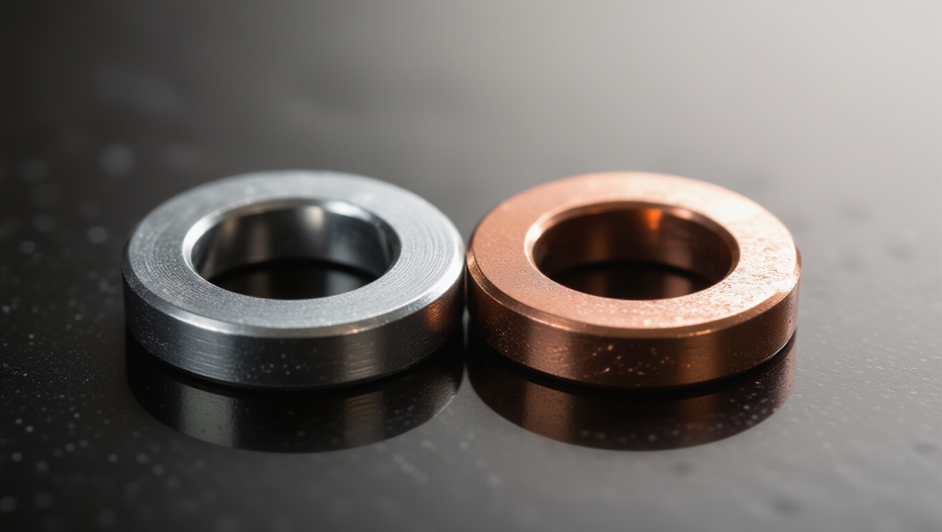 copper outperforms aluminum washers