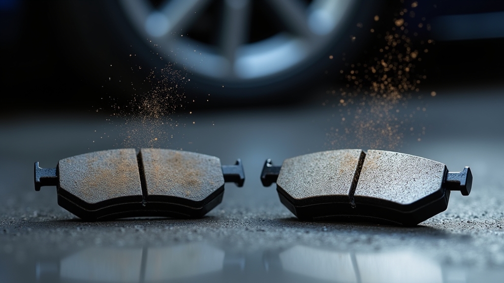 quiet dust reducing brake pads