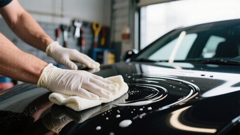 remove wax from car