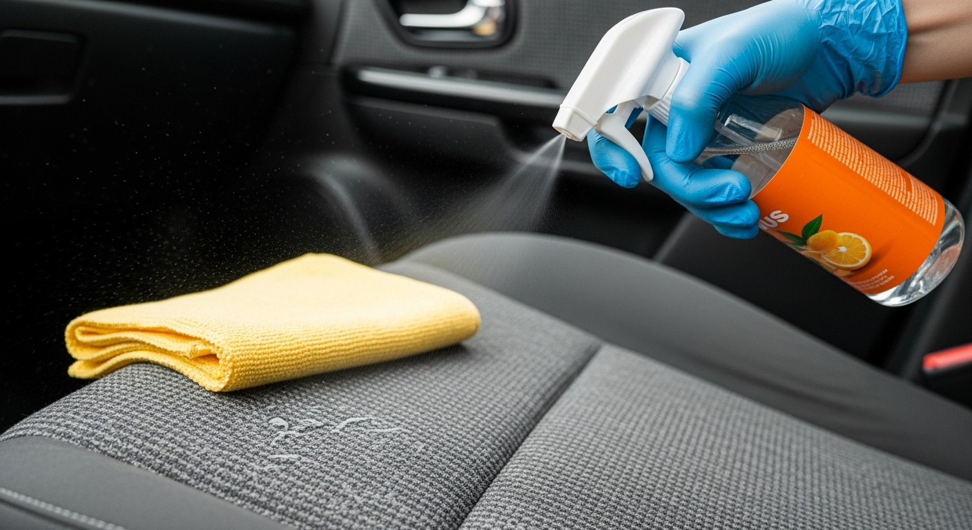 how to get seafood smell out of car