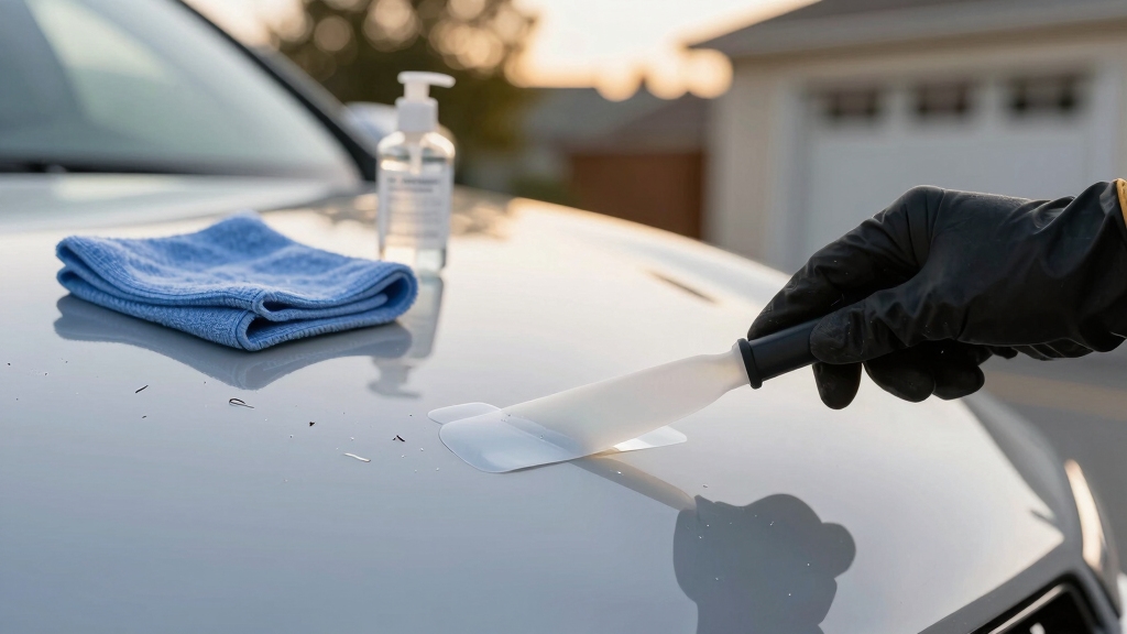 best way remove adhesive car