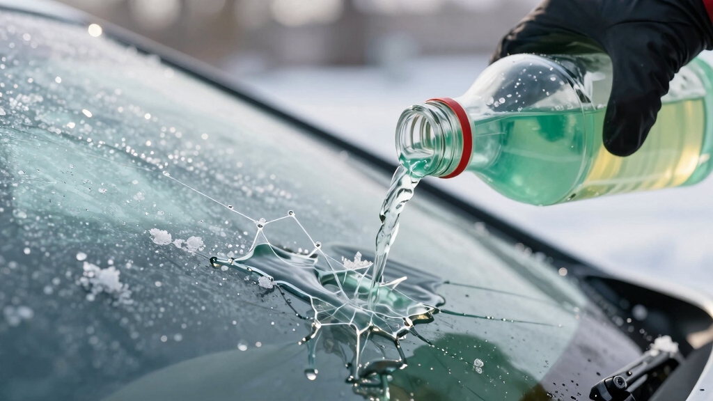 does antifreeze melt ice