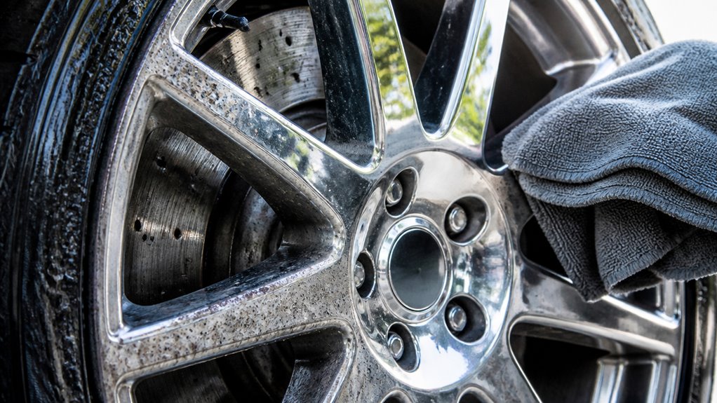 gentle nonabrasive wheel cleaning