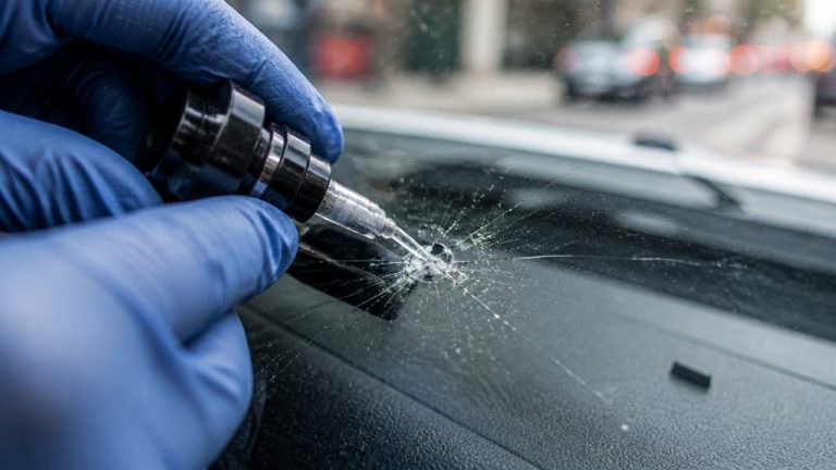 repair windshield pit damage