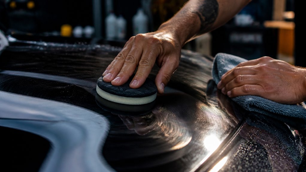 step by step car polishing