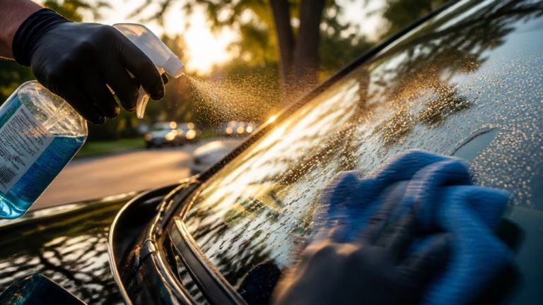avoid window cleaner on car