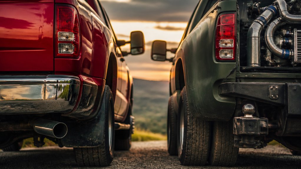 gas vs diesel towing