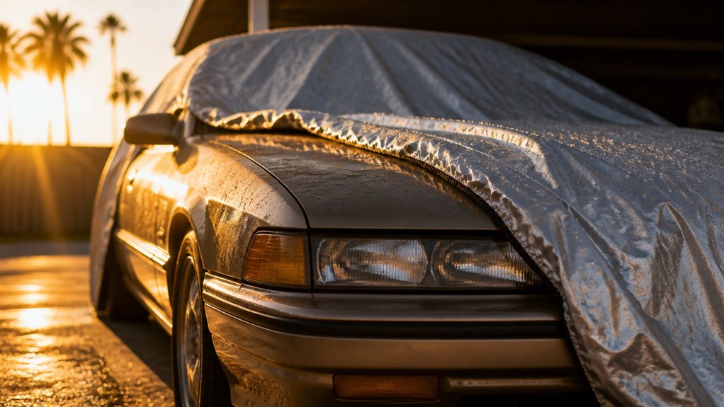 protects car from sun
