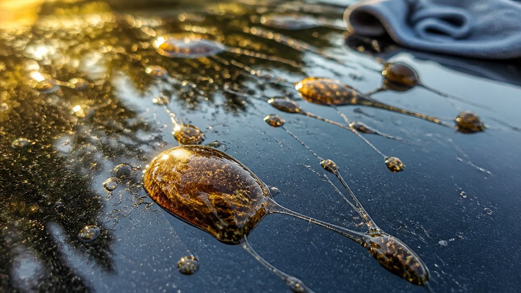 tree sap can damage paint