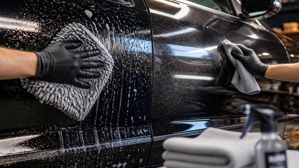 waterless versus rinseless car wash