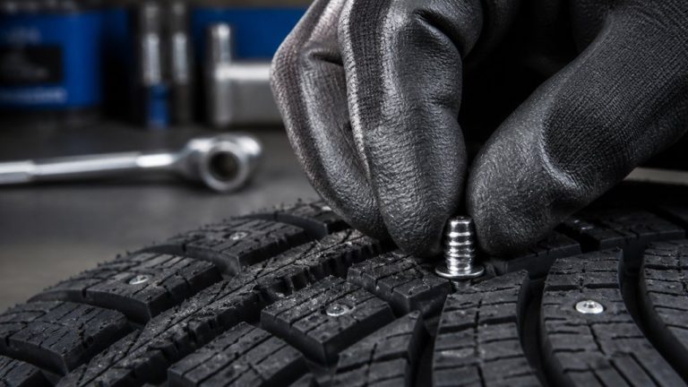 install studs on tire